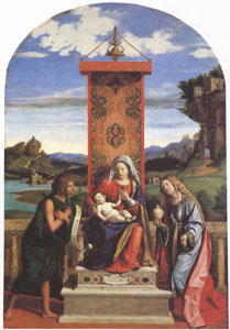 The Virgin and Child between John the Baptist and Mary Magdalen (mk05)